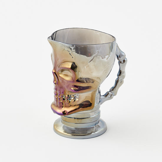 Iridescent Skull Pitcher