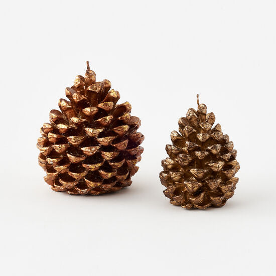 Pinecone Candles