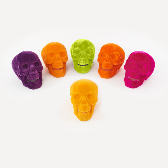 Flocked Skulls