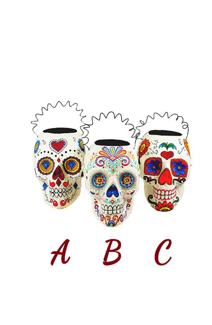 Sugar Skull Candy Buckets