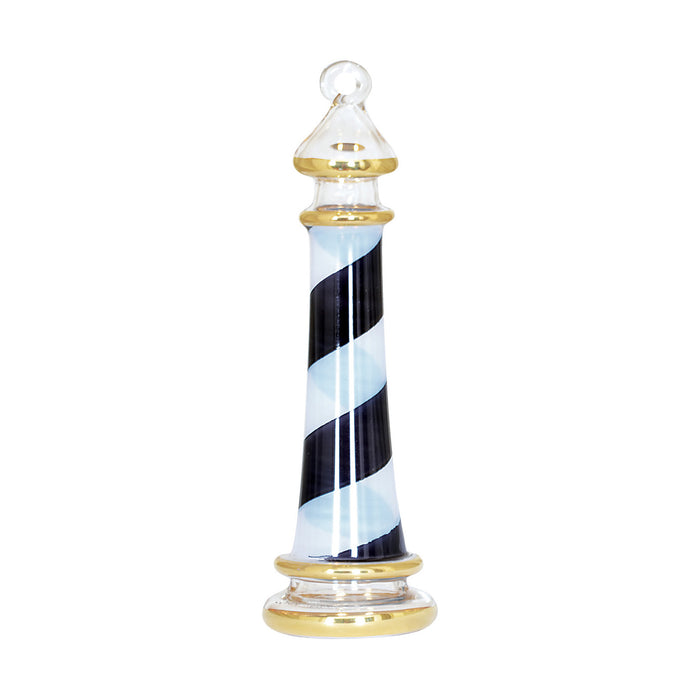 Glass Cape Hatteras Lighthouse Ornament