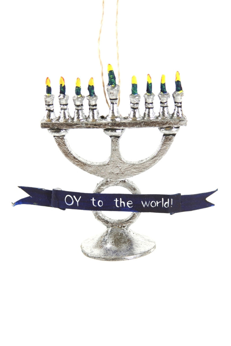 Oy to the World Ornament