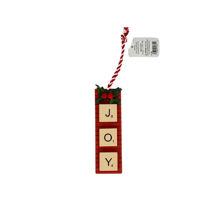 Letter Game Ornament
