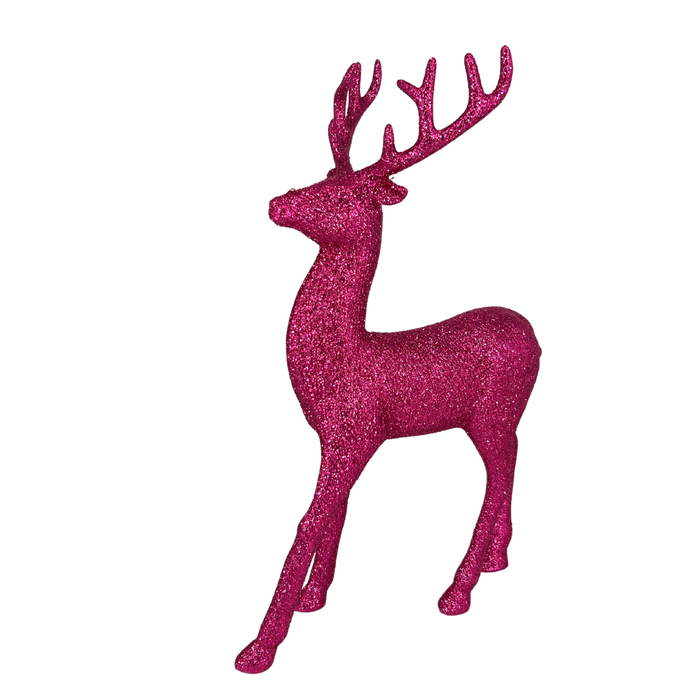 Pink Glitter Deer