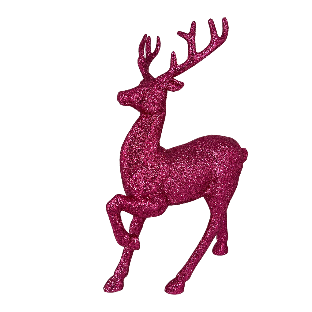 Pink Glitter Deer — Beth's A Christmas and Holiday Shop