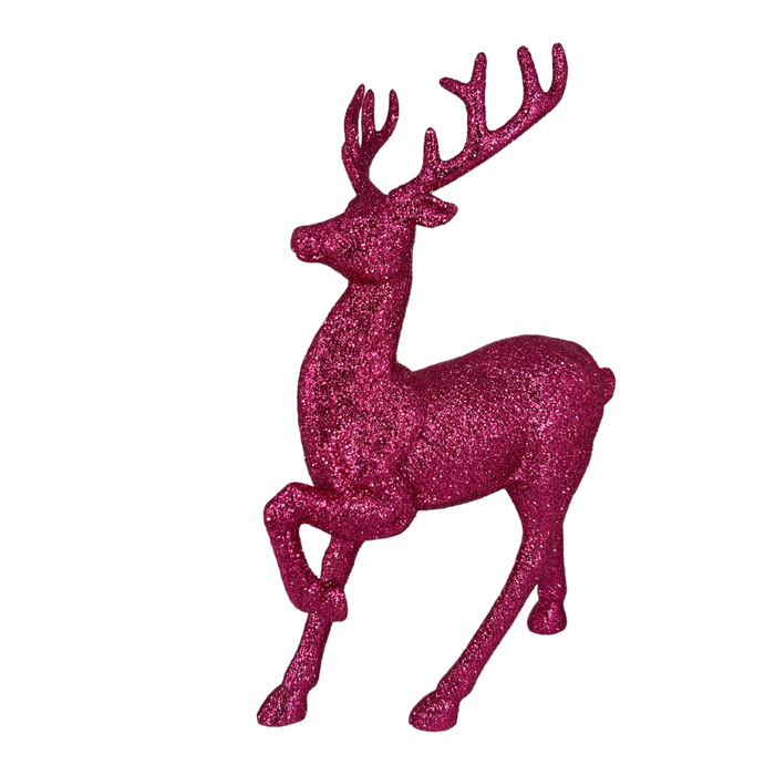 Pink Glitter Deer