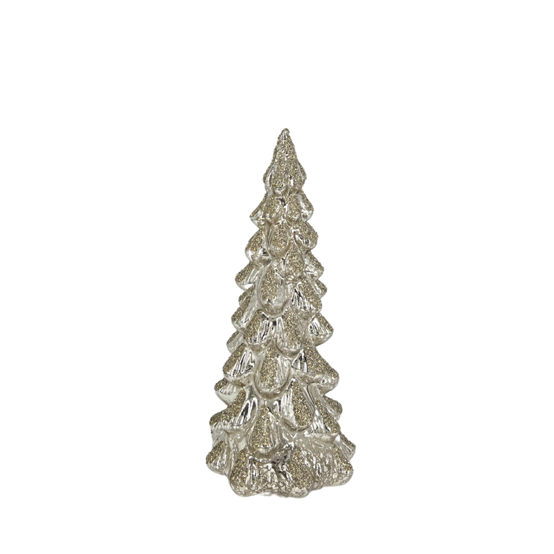 Glittered Glass Trees