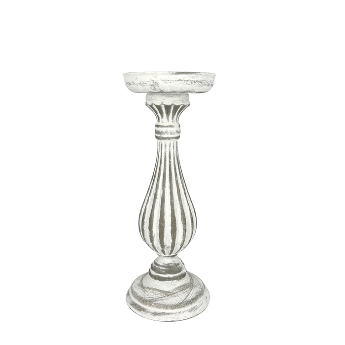 Vintage White Candlestick