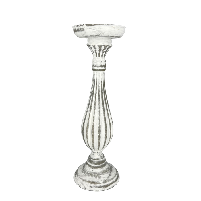 Vintage White Candlestick