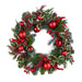 Holly Pinecone Wreath