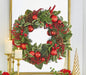 Holly Pinecone Wreath