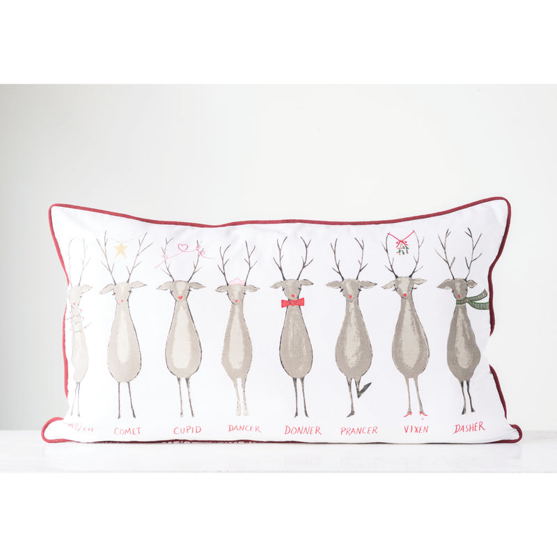Santa's Reindeer Pillow
