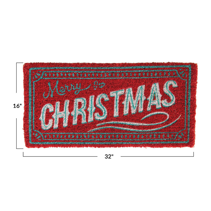 Merry Christmas Welcome Mat
