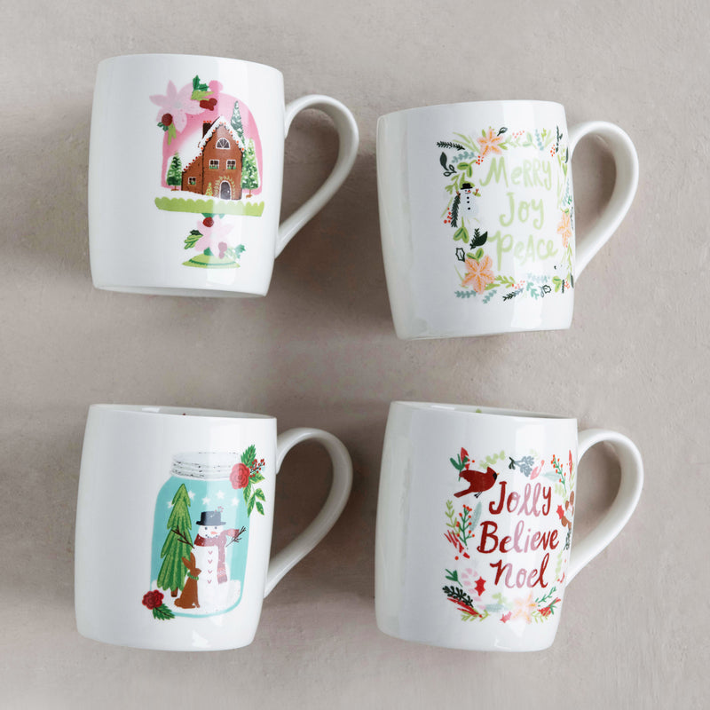 Whimsical Holiday Mugs