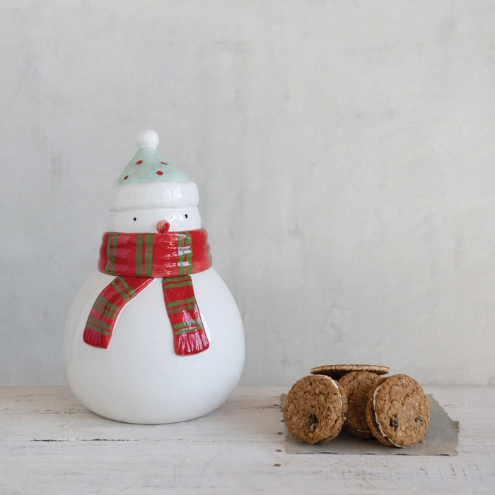 Snowman Cookie Jar