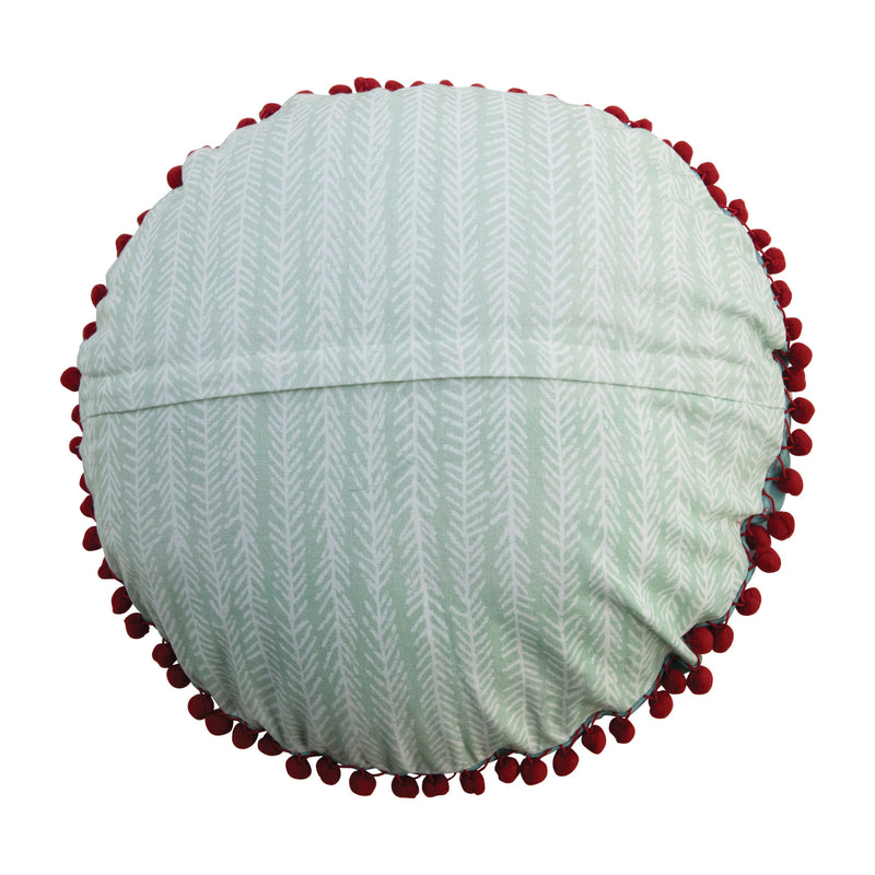Snowman Snow Globe Pillow