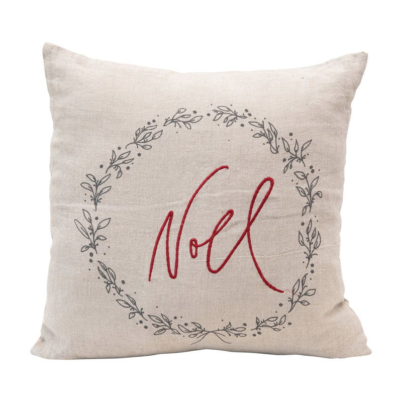 Noel Linen and Cotton Pillow