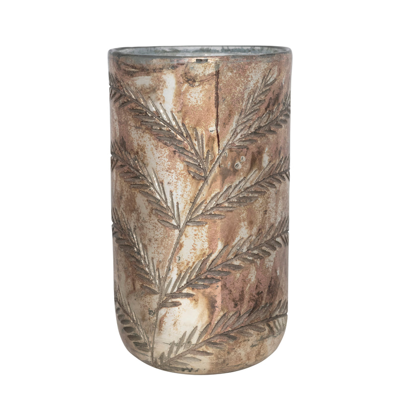 Etched Glass Hurricane