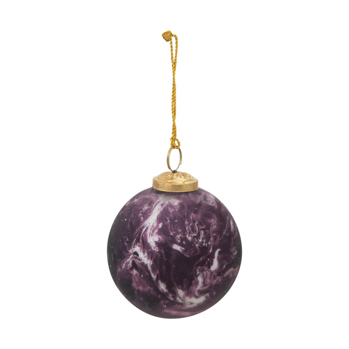 Marbled Purple Ornament
