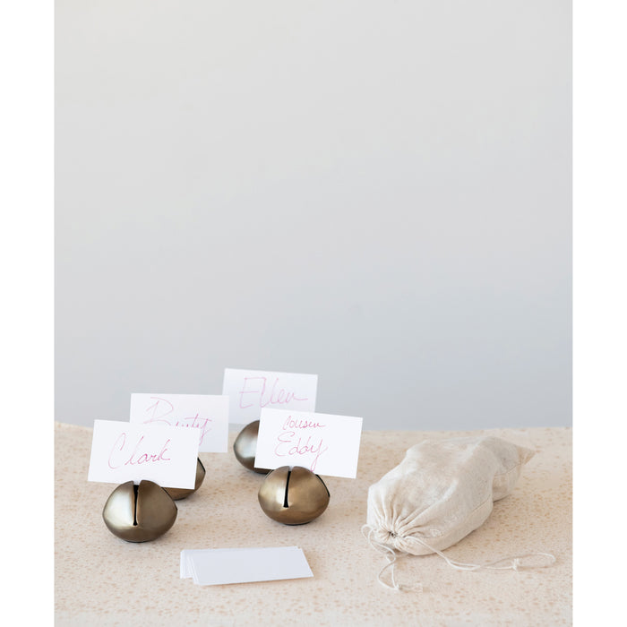 Jingle Bell Place Card Holders