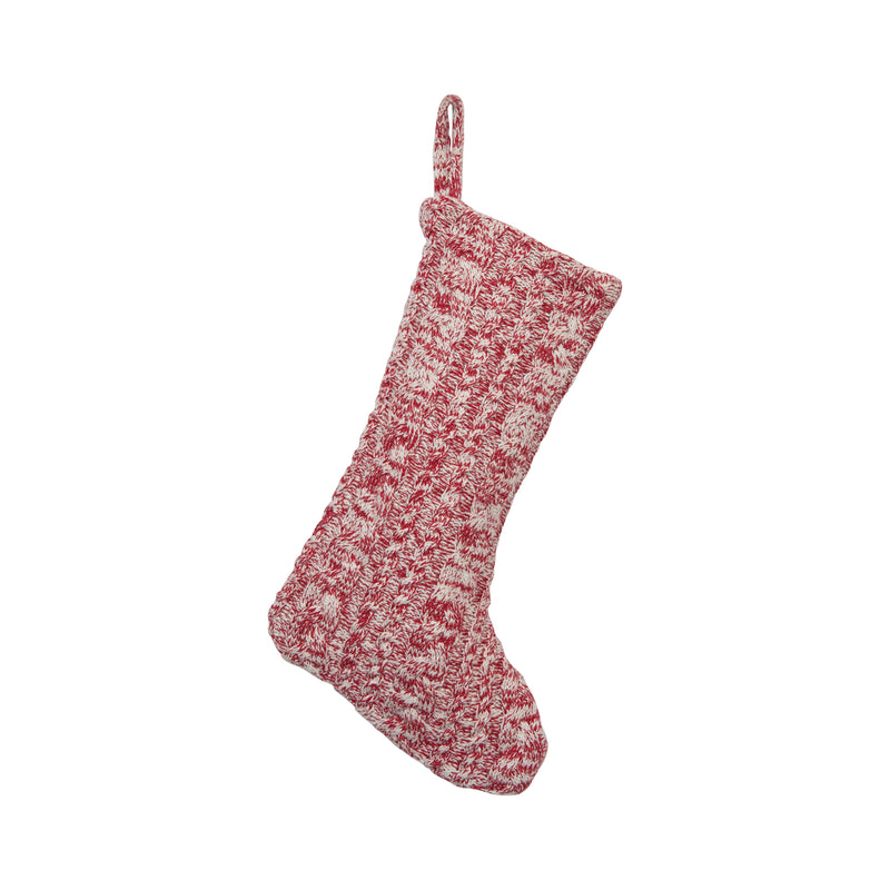 Melange Cotton Knit Stocking