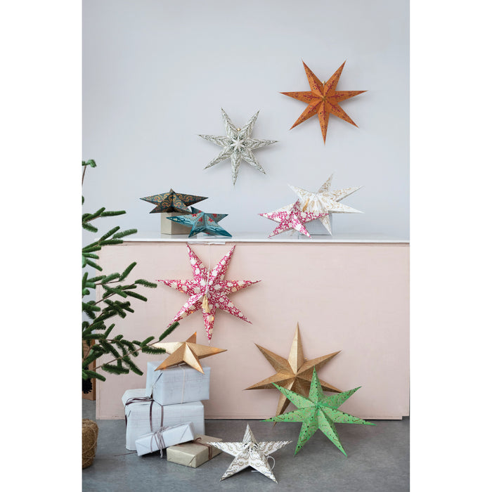 7-Point Paper Star Ornament