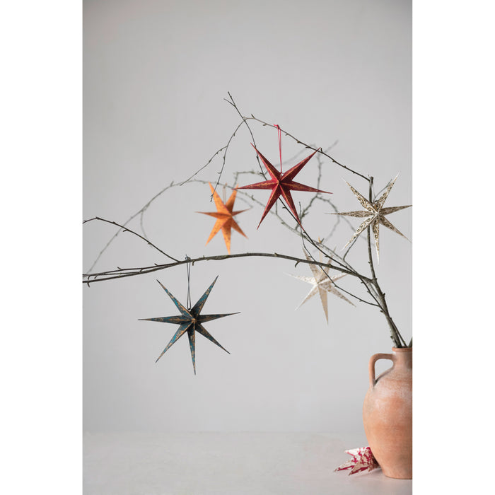 7-Point Paper Star Ornament