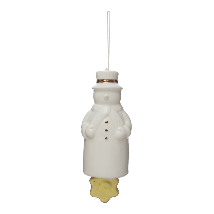 Snowman Bell Ornament