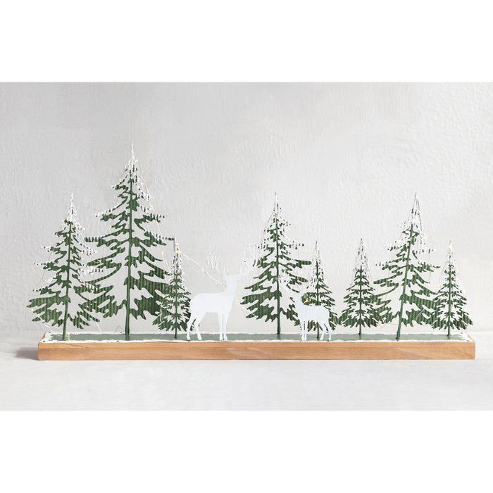 Laser Cut Mantel Scene