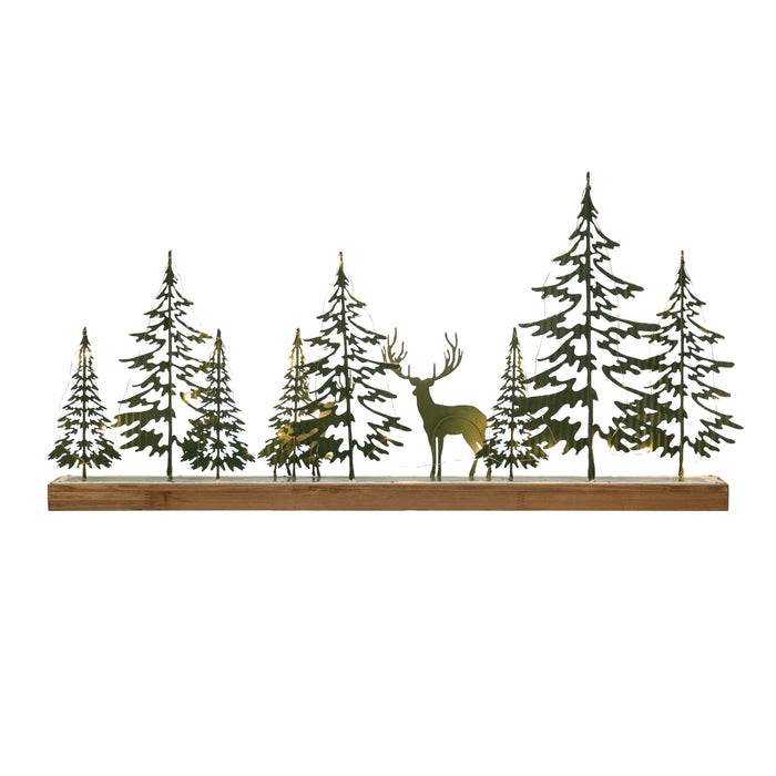 Laser Cut Mantel Scene