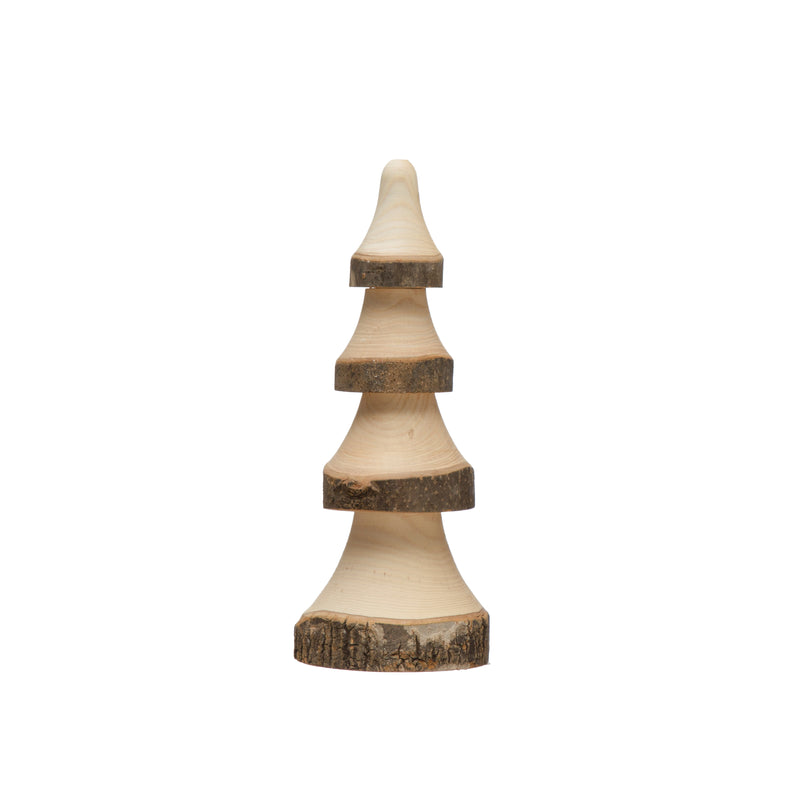 Hand Carved Wood Trees