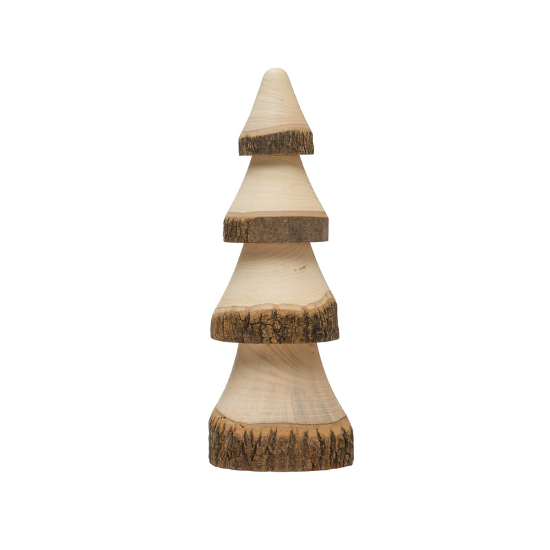 Hand Carved Wood Trees