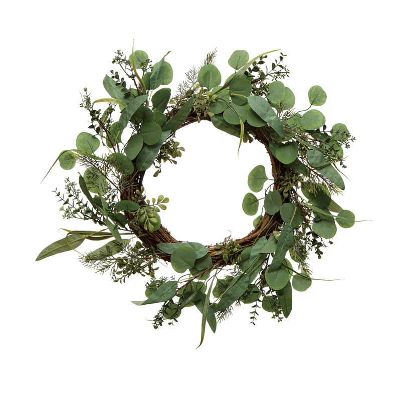 Eucalyptus and Evergreen Wreath