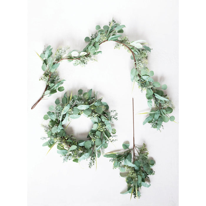 Eucalyptus and Evergreen Wreath