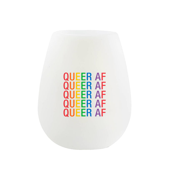 Queer AF Silicone Wine Cup