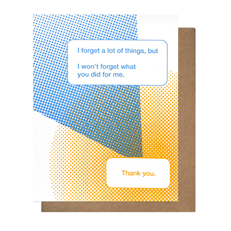 Won't Forget Card