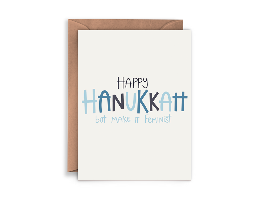 Happy Hanukkah Feminst Card