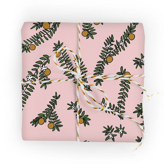 Orange Blossom Wrapping Paper