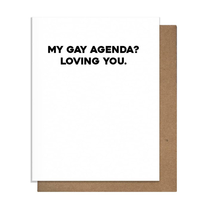 Gay Agenda Card