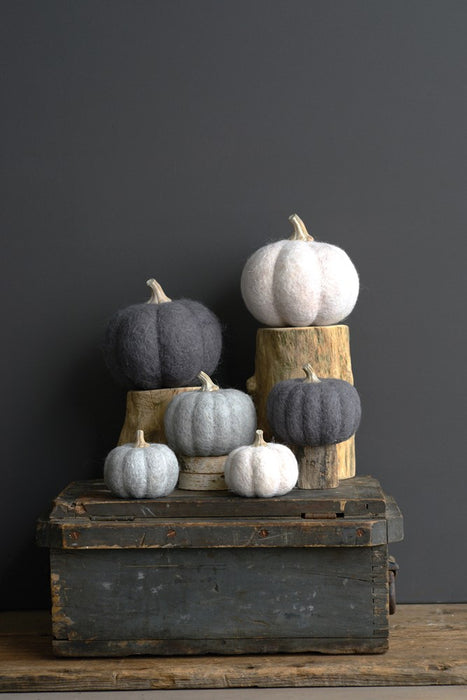 Felted Wool Pumpkin