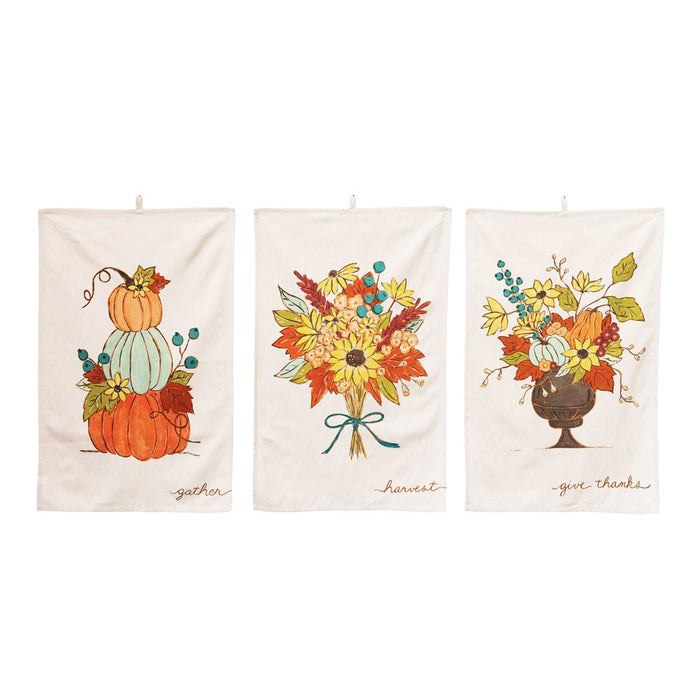 Fall Cotton Tea Towels