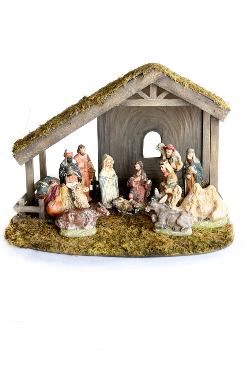 Vintage Nativity Set