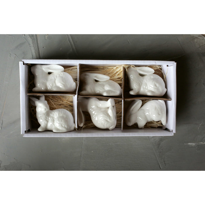 Set of Ceramic Bunnies