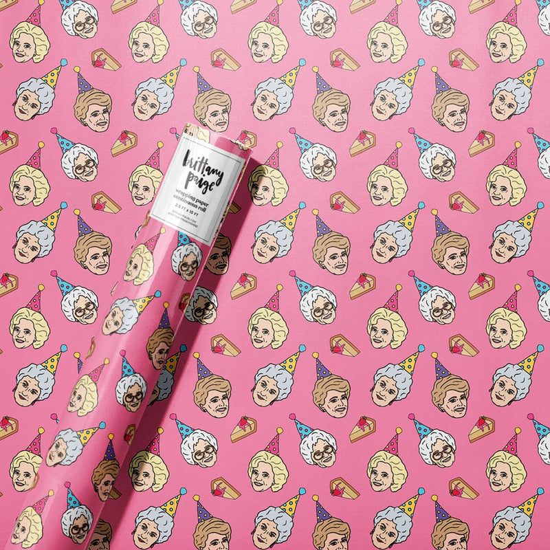 Golden Birthday Wrapping Paper