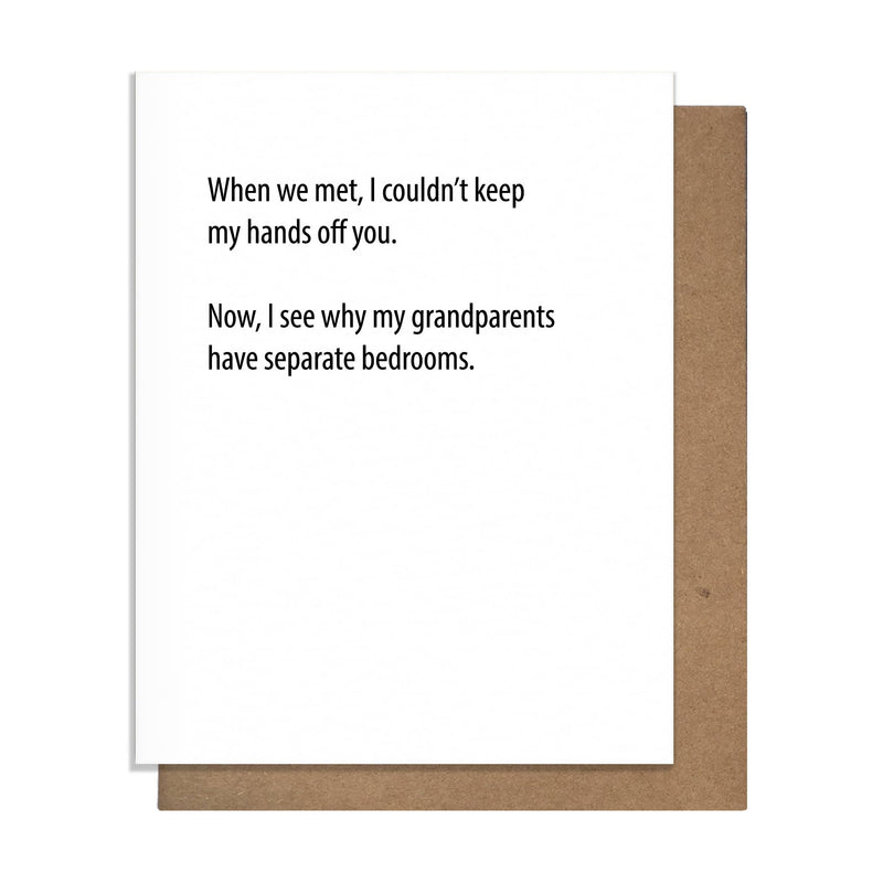 Separate Rooms Card