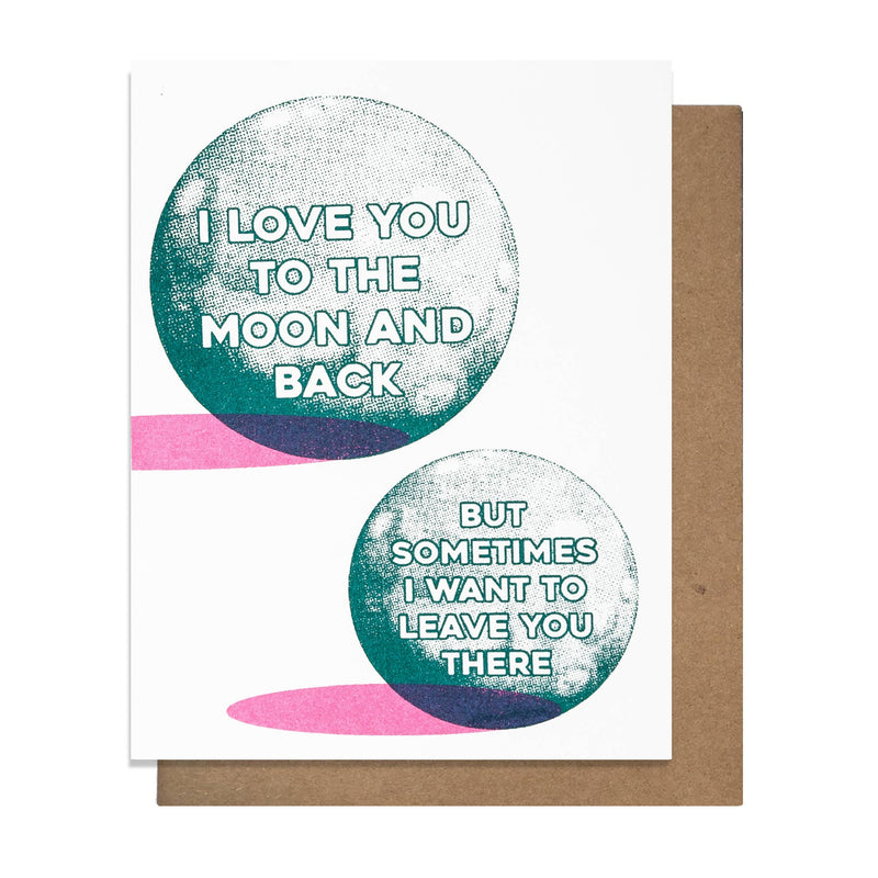 Moon & Back Card
