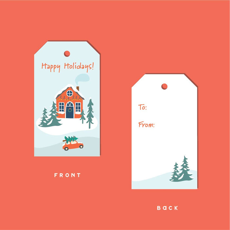 Holiday Village Gift Tags