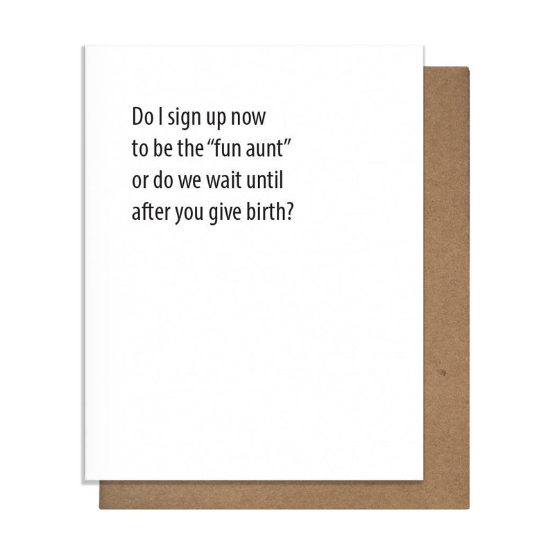 Fun Aunt Card