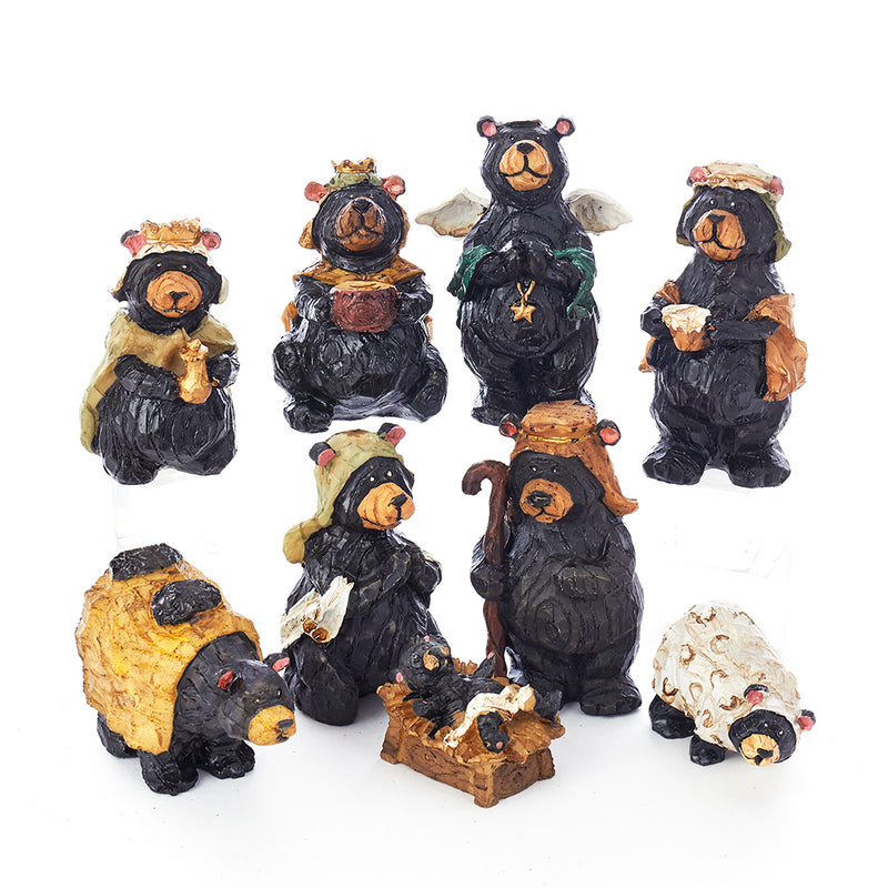 Bear Nativity Set