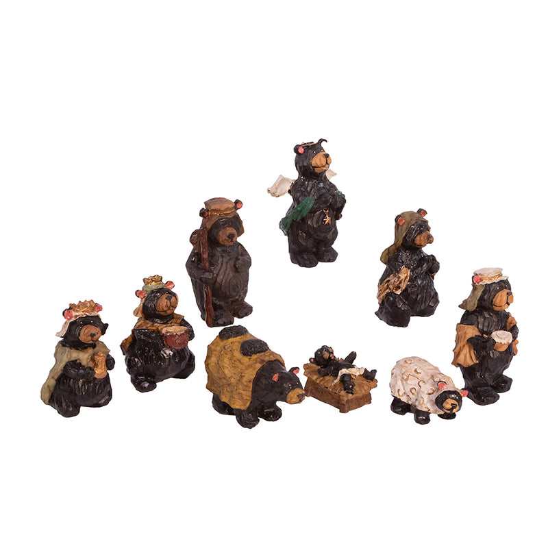 Bear Nativity Set